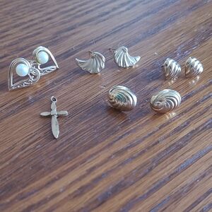 Gold and Pearl Earring Collection